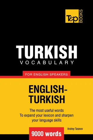 کتاب ترکی استانبولی Turkish Vocabulary for English Speakers